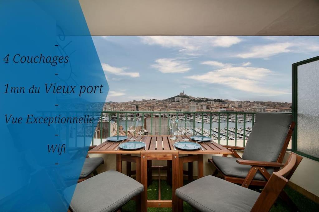 Terrace Apartment Old Port Exceptional View Marseille Exteriör bild