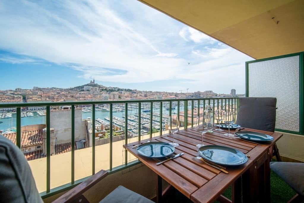 Terrace Apartment Old Port Exceptional View Marseille Exteriör bild