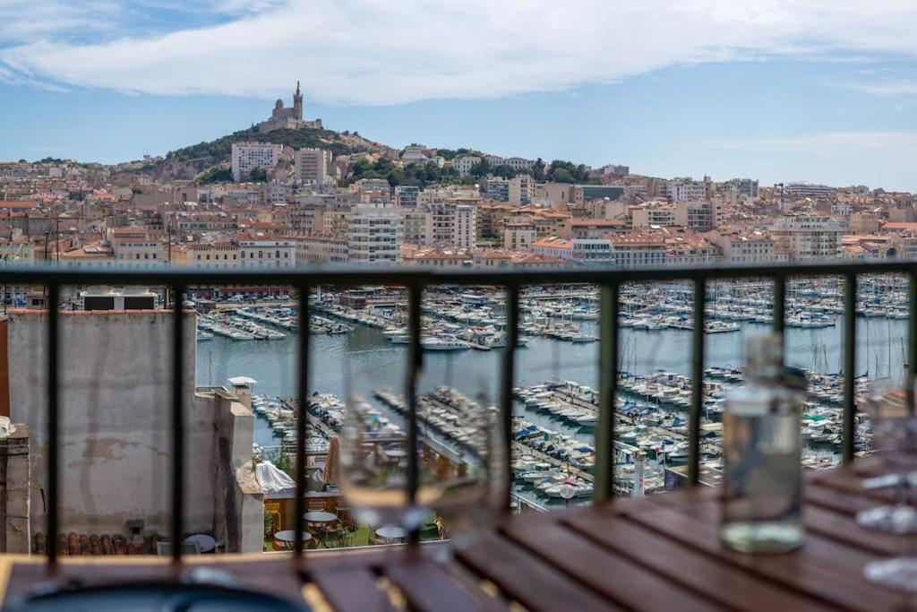 Terrace Apartment Old Port Exceptional View Marseille Exteriör bild