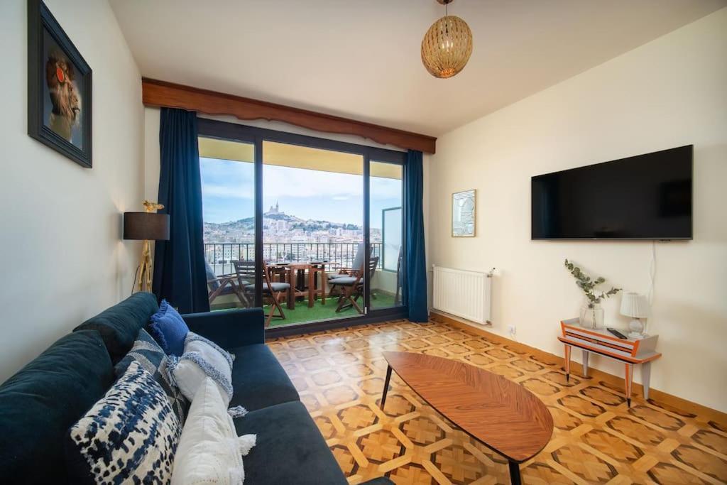 Terrace Apartment Old Port Exceptional View Marseille Exteriör bild